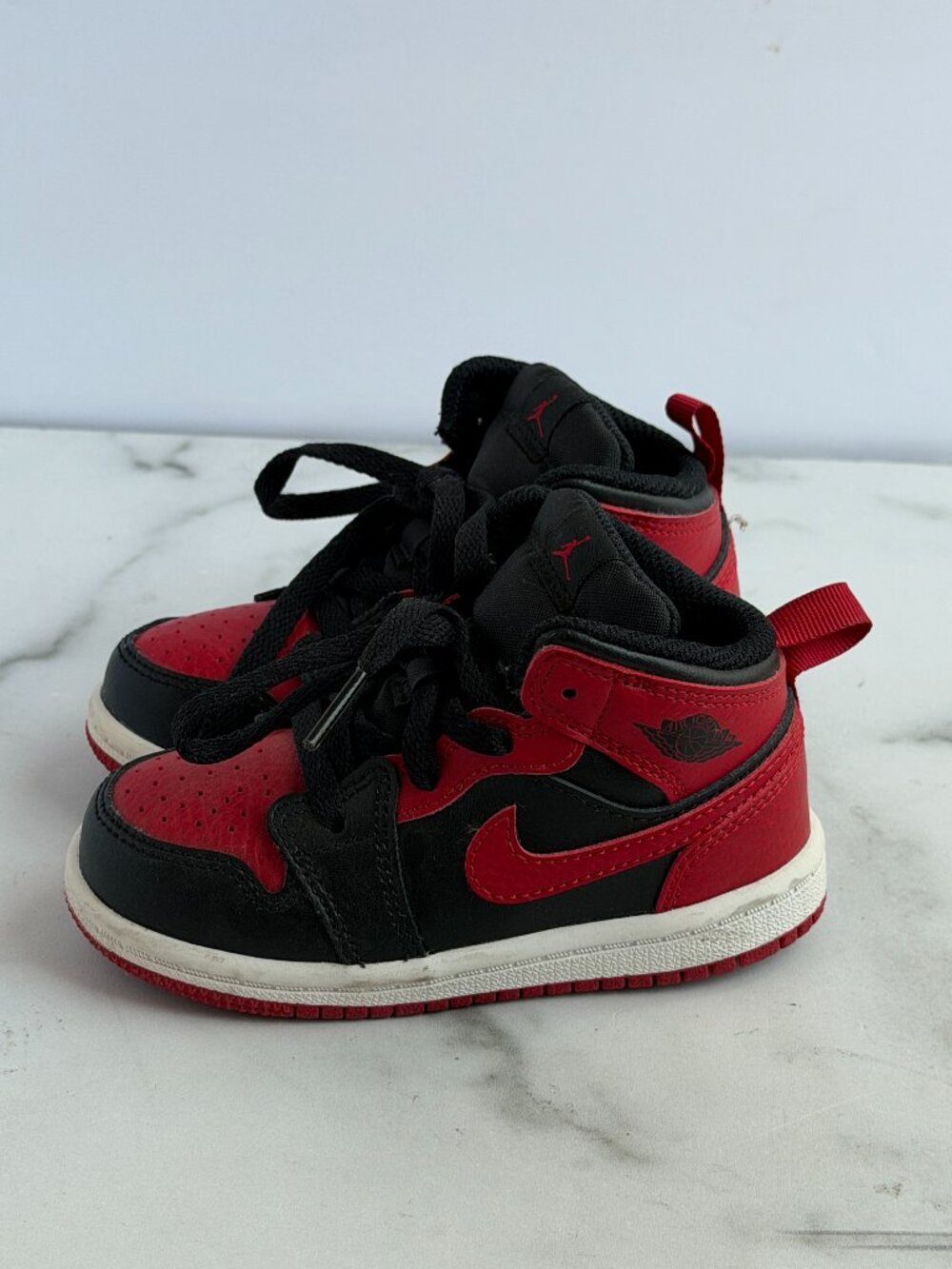 Nike Air Jordan 1 Mid Bred Toddler Shoes 7C